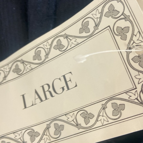 Justin Allen Vintage 100% Cotton Shortalls Sz L Corduroy Pleated NEW Navy - Picture 4 of 5